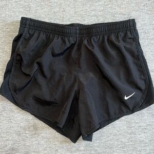 Girls black Nike Dri-fit shorts